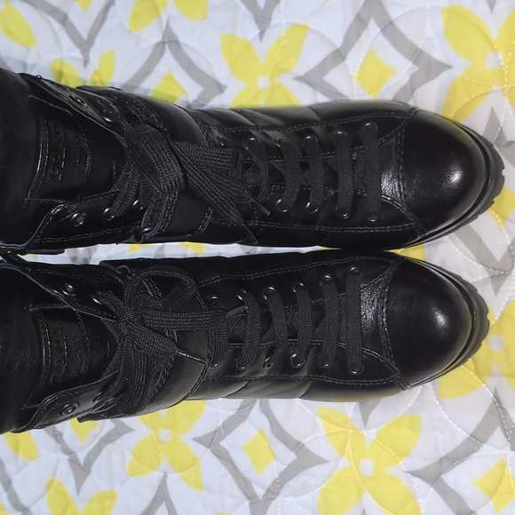 COPY - PRADA Lace Up Combat Ankle Boots Size 36 - Picture 3 of 11